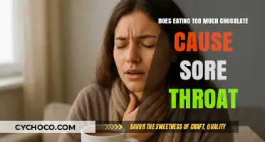 Indulgence or Irritation: Can Eating Too Much Chocolate Cause a Sore Throat?