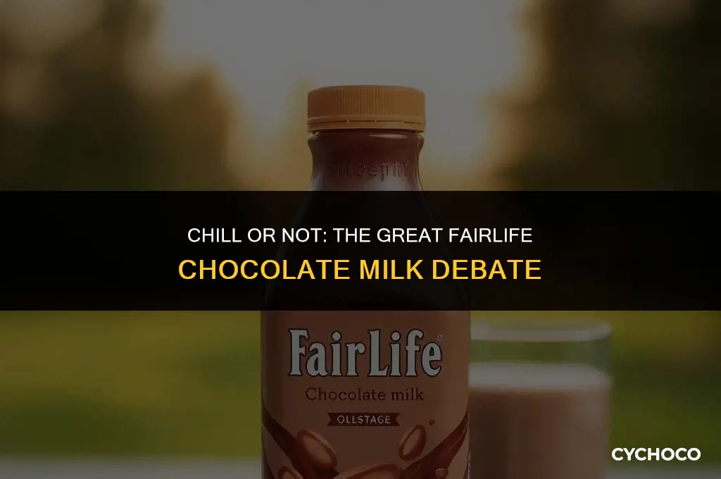 does fairlife chocolate milk need to be refrigerated