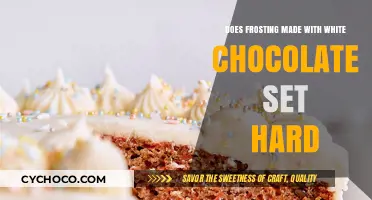 The Sweet Truth: Does White Chocolate Frosting Harden?