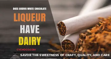 Indulgent Godiva White Chocolate Liqueur: A Dairy-Free Delight?