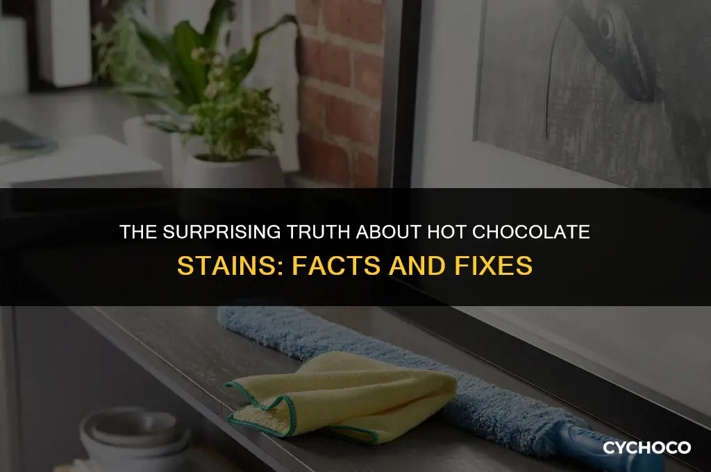 does hot chocolate stain