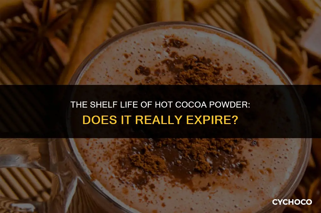does hot cocoa powder expire