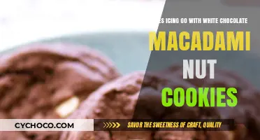 Sweet Harmony: Icing's Perfect Match for White Chocolate Macadamia Nut Cookies