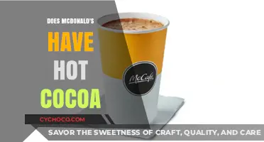 Sipping on Warmth: McDonald's Hot Cocoa Availability Explored