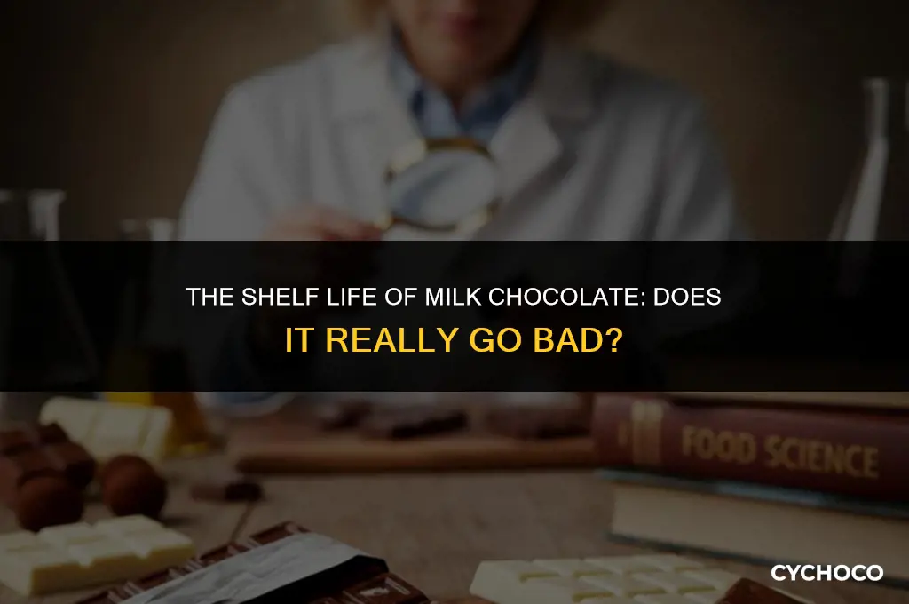does milk chocolate go bad