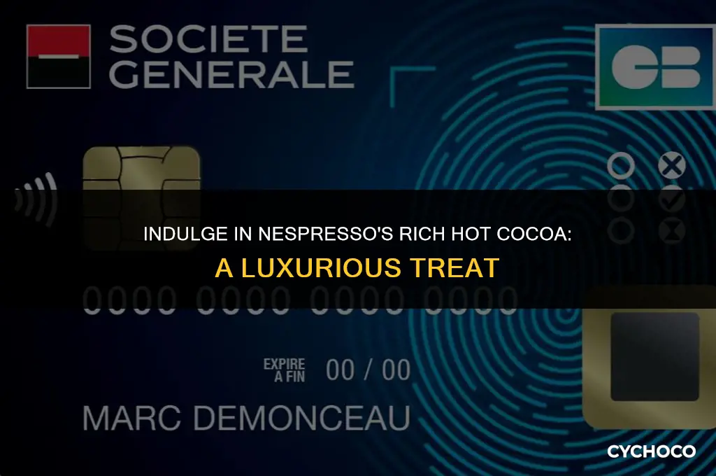 does nespresso make hot cocoa