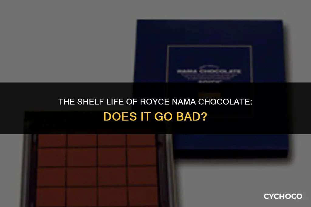 does royce nama chocolate go bad
