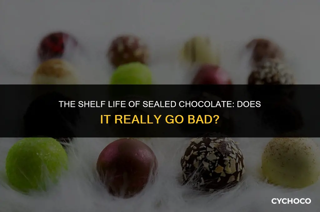 does sealed chocolate go bad