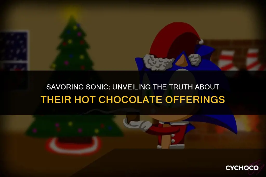 does sonic sell hot chocolate