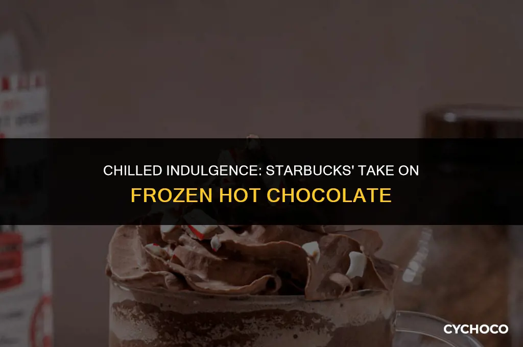 does starbucks have frozen hot chocolate