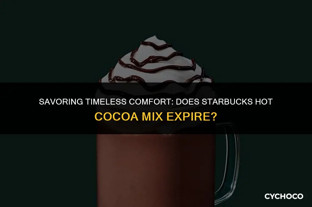 does starbucks hot cocoa mix expire