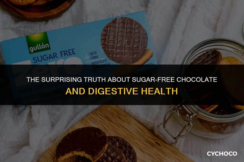 does sugar free chocolate make you poop