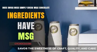 Unveiling the Truth: MSG in Swiss Miss Cocoa Milk Chocolate