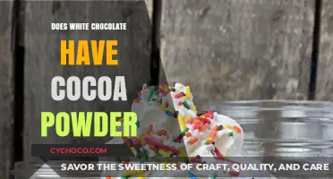 Unveiling the Mystery: Does White Chocolate Contain Cocoa Powder?