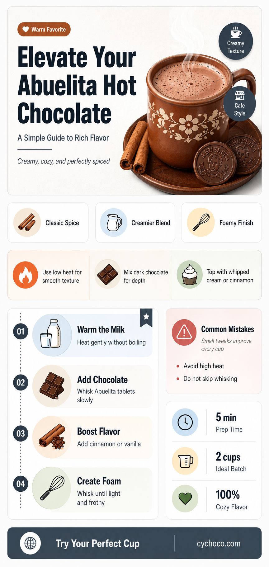 how to make abuelita hot chocolate better