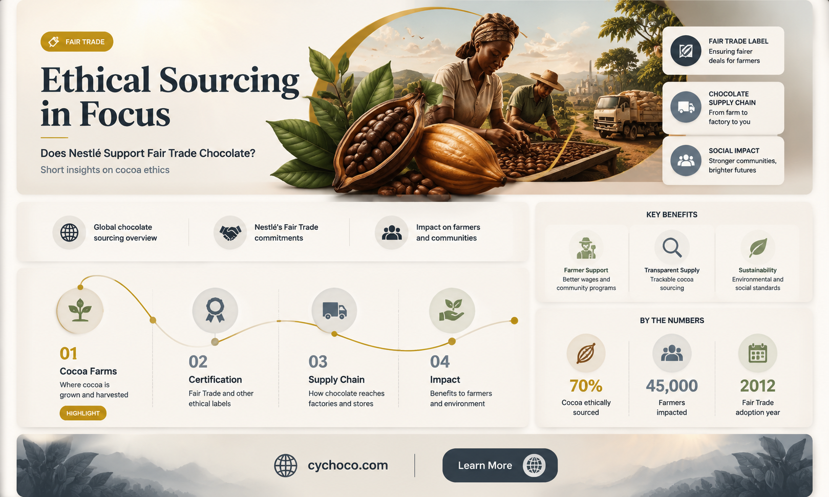 does nestle use fair trade chocolate