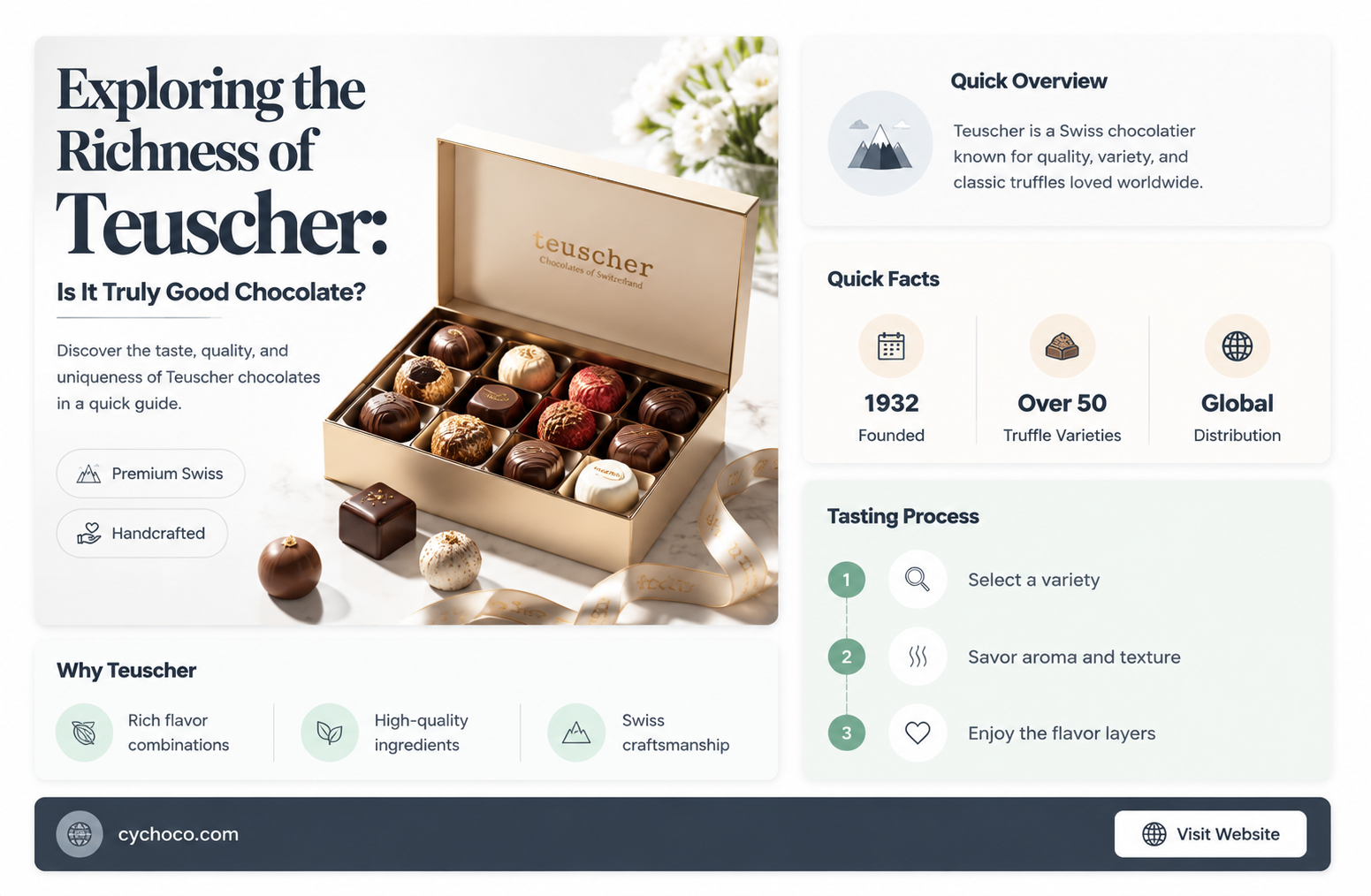 is teuscher good chocolate