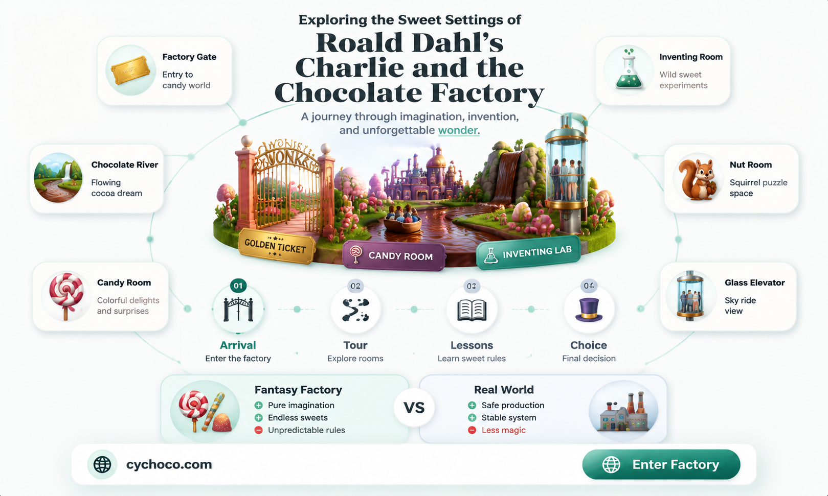 where is charlie chocolate factory set
