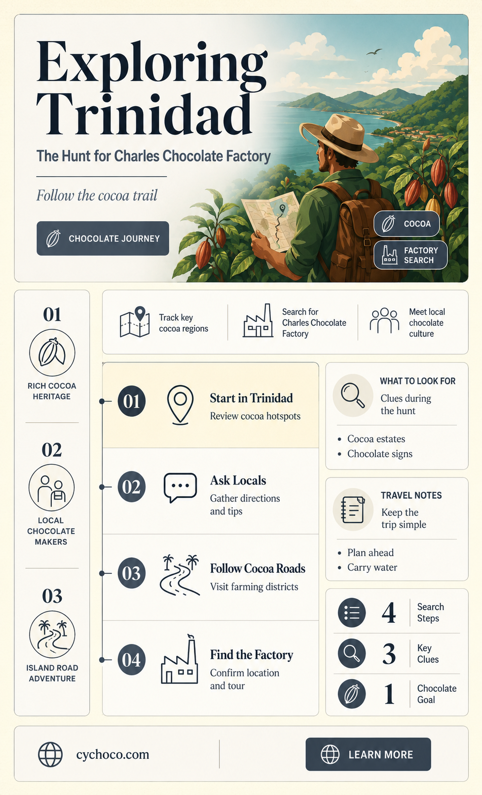 where is charles chocolate factory located in trinidad
