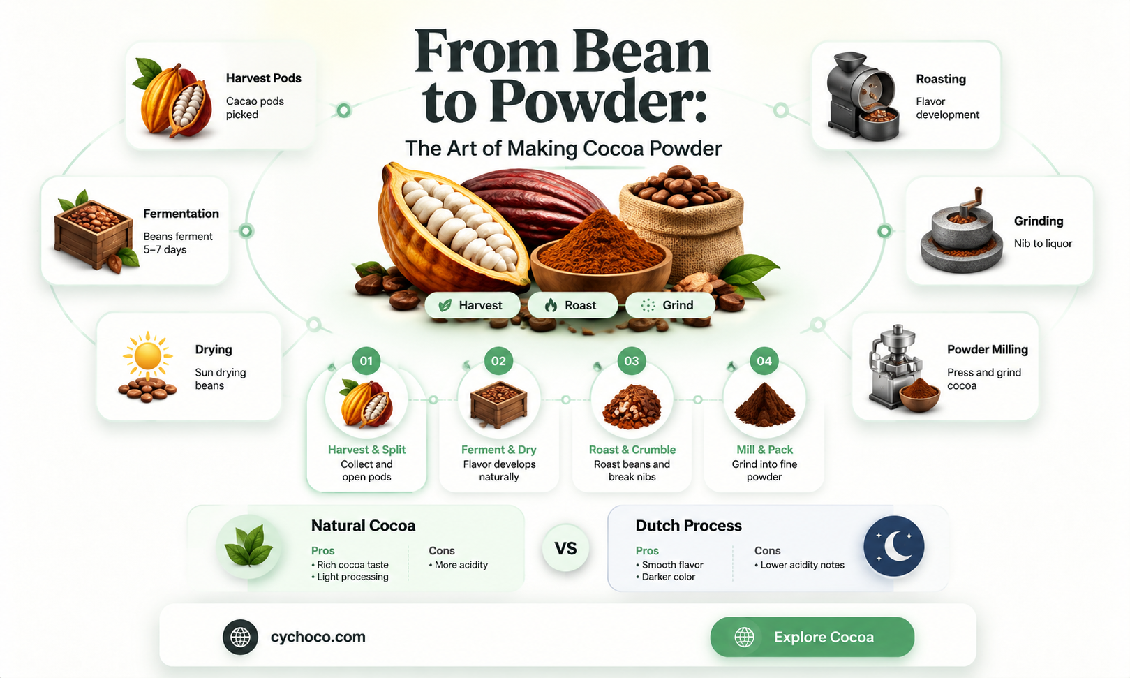 how do you make cocoa powder