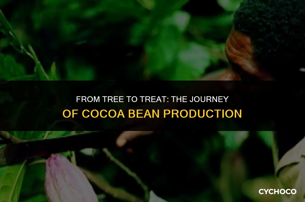 how are cocoa beans produced