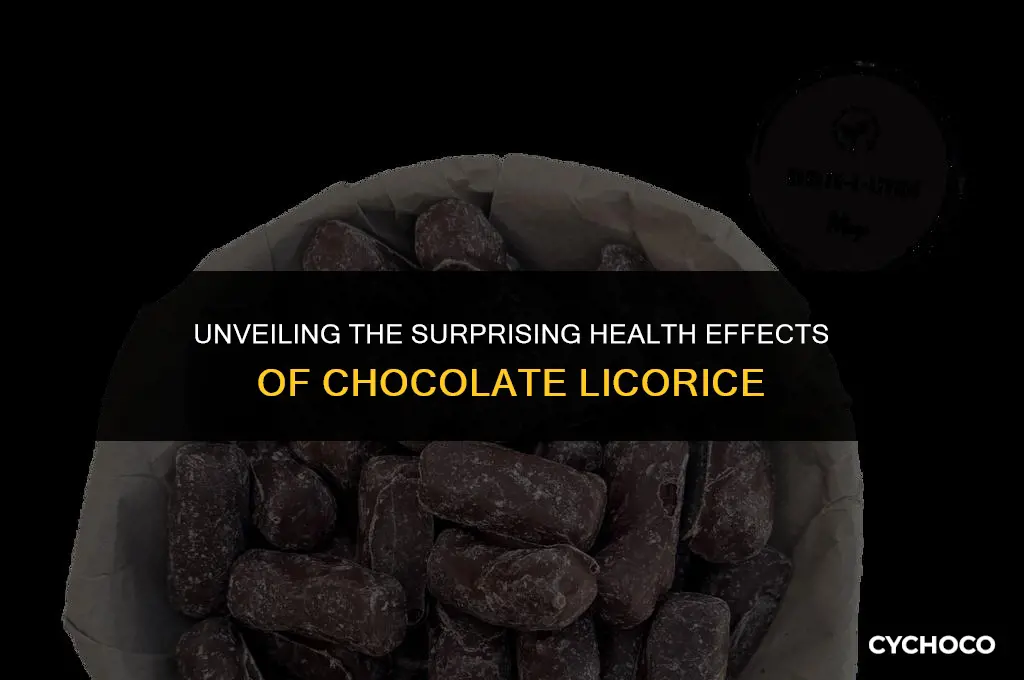 how bad is chocolate licorice for you