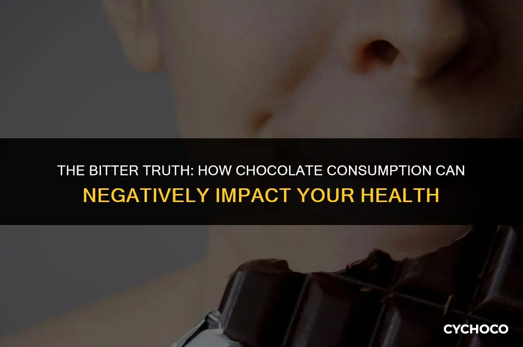 how chocolate is bad for you site edu