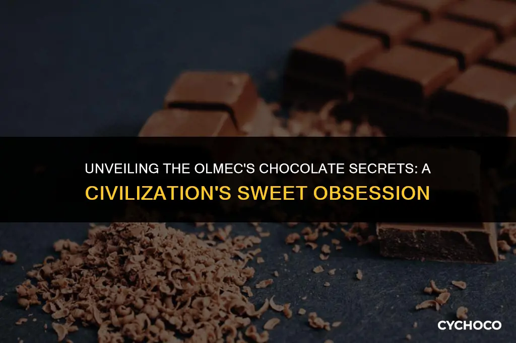 how did the olmec civilization use chocolate