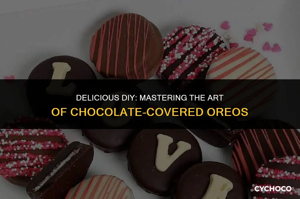 how do i make chocolate covered oreos