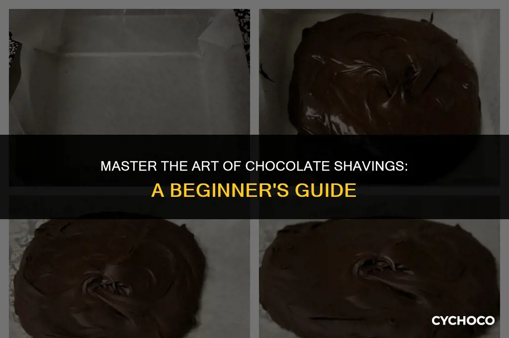 how do i make chocolate shavings