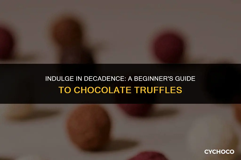 how do i use chocolate truffles