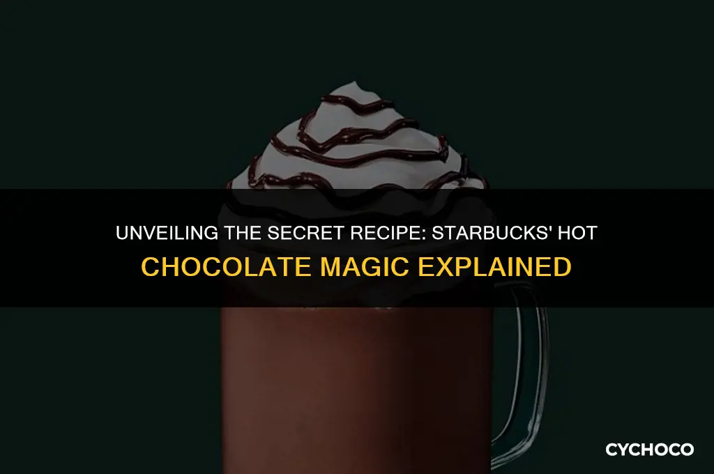 how do starbucks make hot chocolate