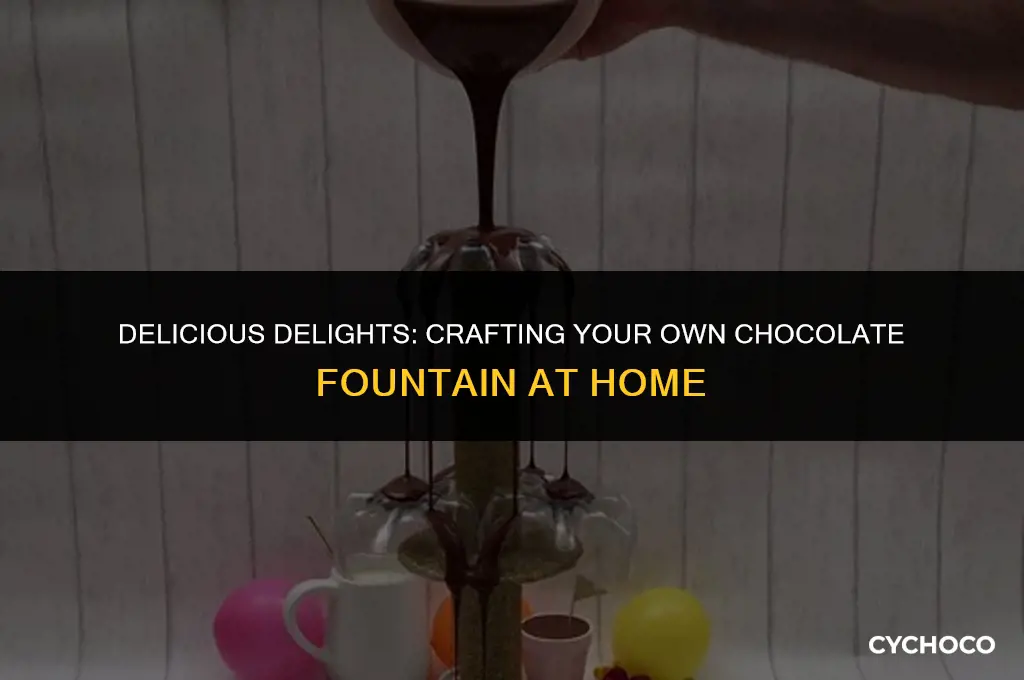how do you make a chocolate fountain