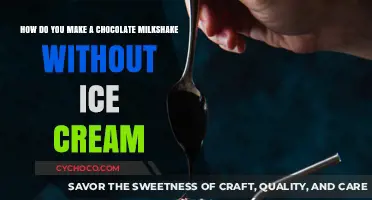 Creamy Chocolate Milkshake Recipe: No Ice Cream Needed!