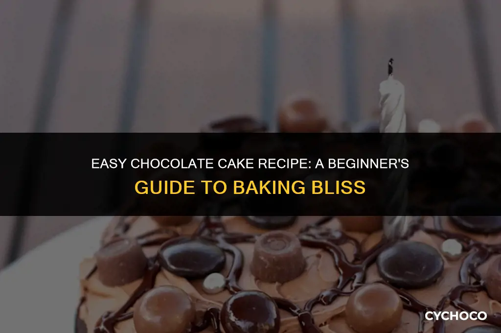 how do you make a simple chocolate cake