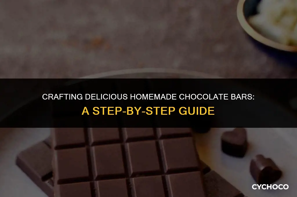 how do you make chocolate bars