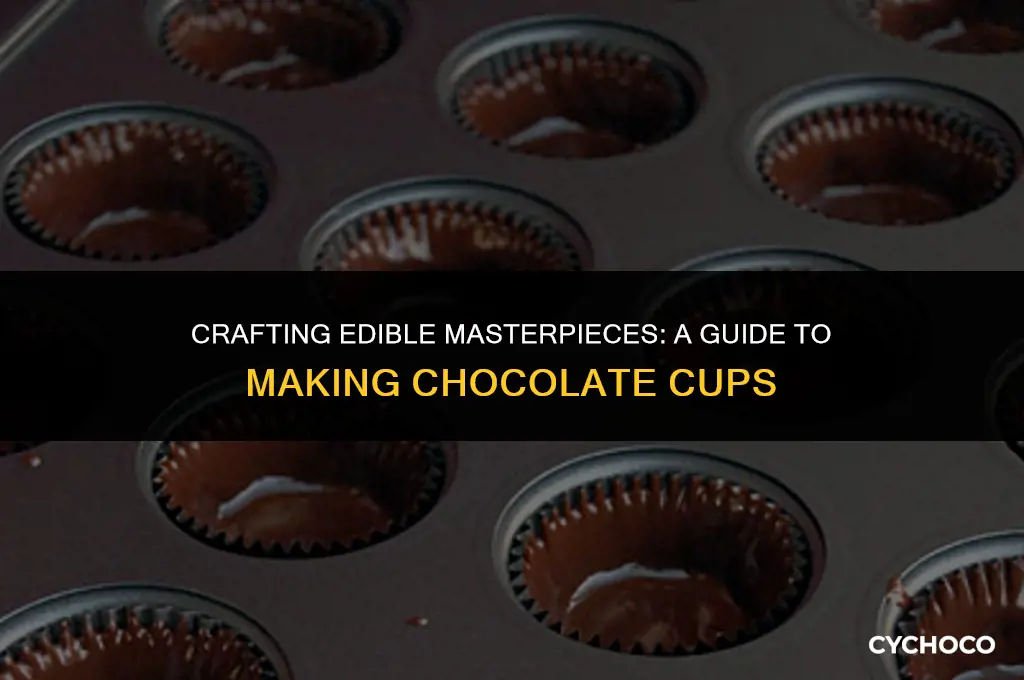 how do you make chocolate cups
