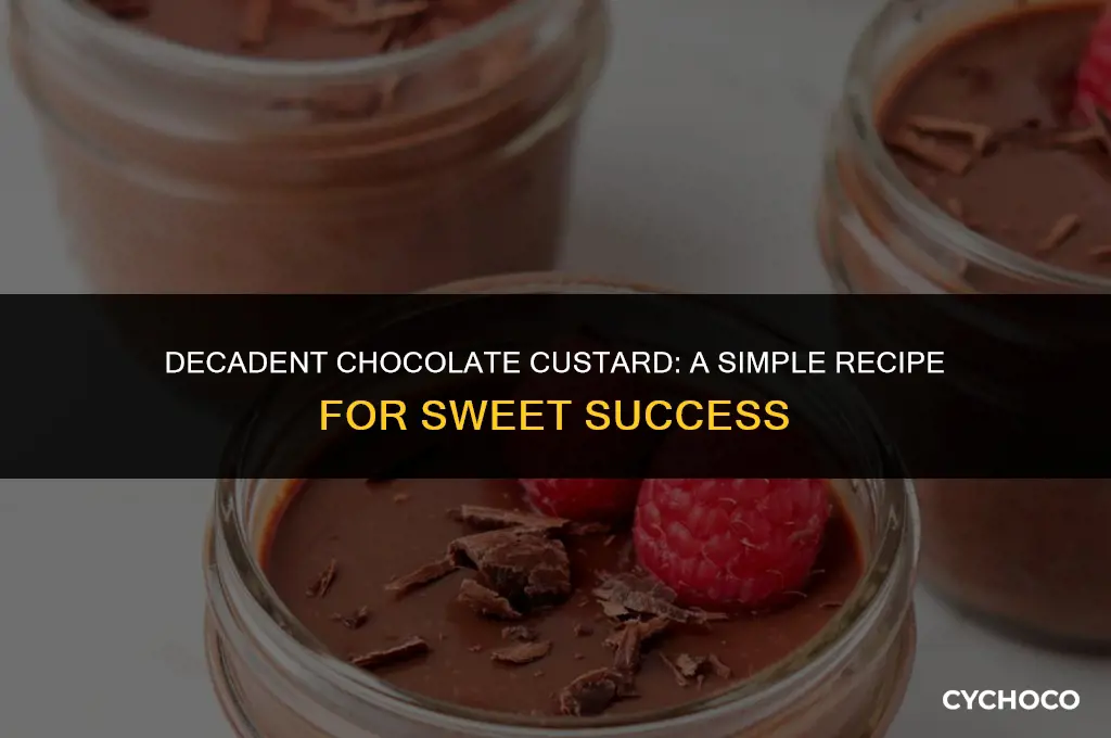 how do you make chocolate custard