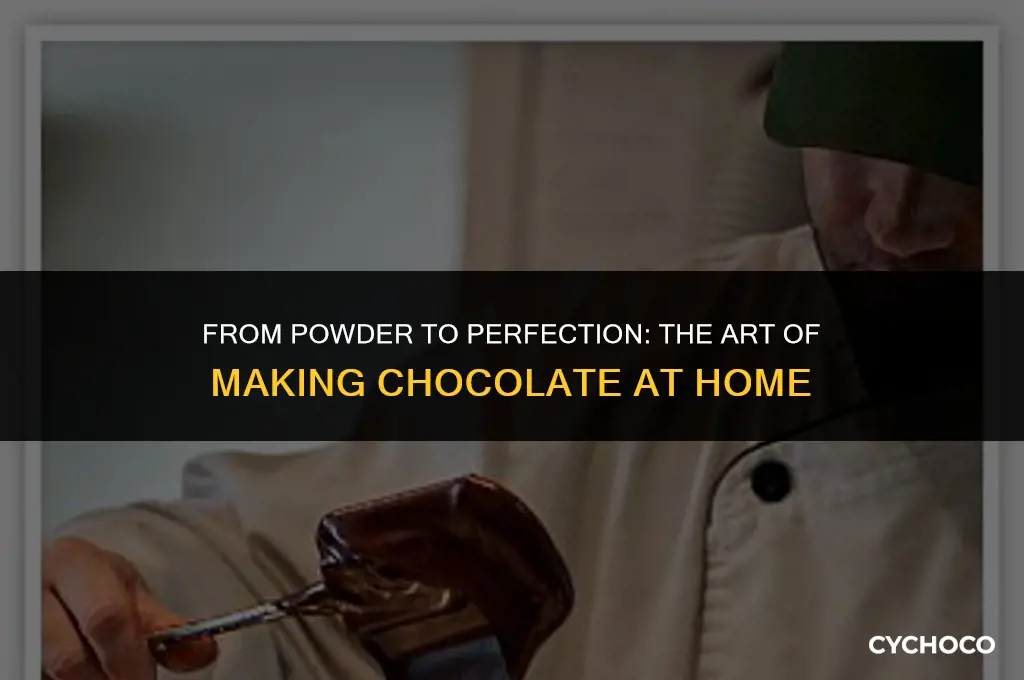 how do you make chocolate from cocoa powder