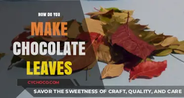 Crafting Edible Art: A Simple Guide to Making Chocolate Leaves