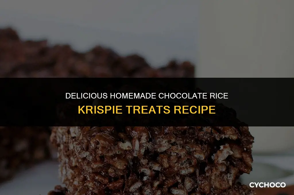 how do you make chocolate rice krispie treats