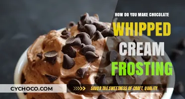 Decadent Chocolate Whipped Cream Frosting: A Simple Guide