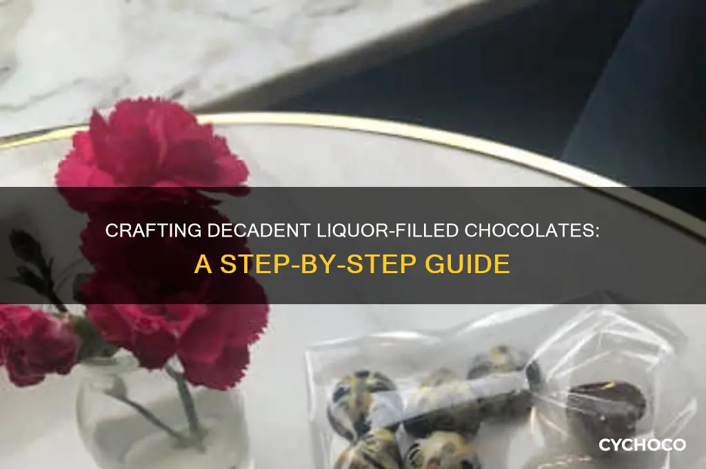 how do you make liquor filled chocolates