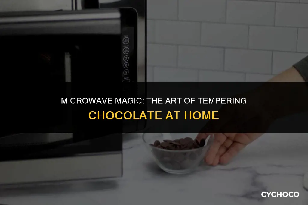 how do you temper chocolate using a microwave