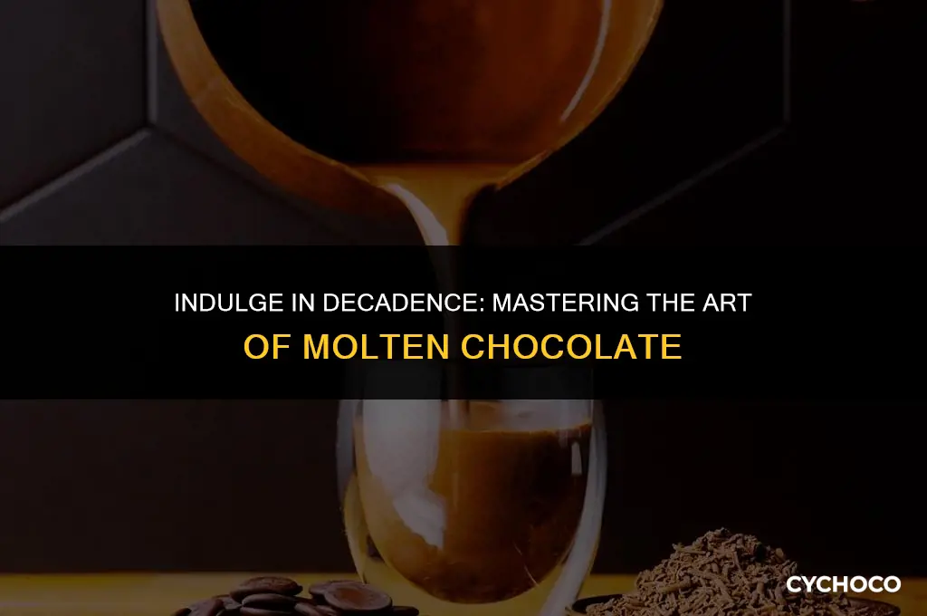 how do you use a cup of molten chocolate