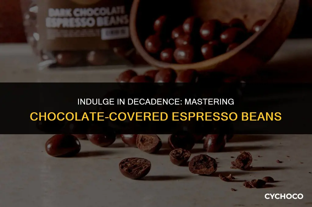 how do you use chocolate coversd expresso beans