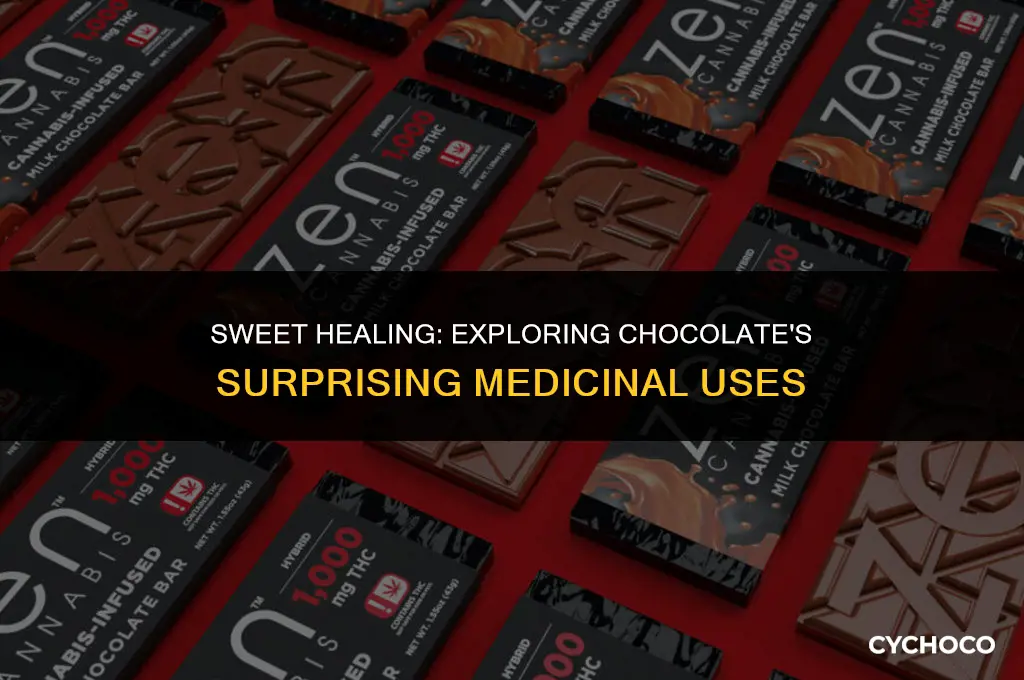 how do you use chocolate in medicine