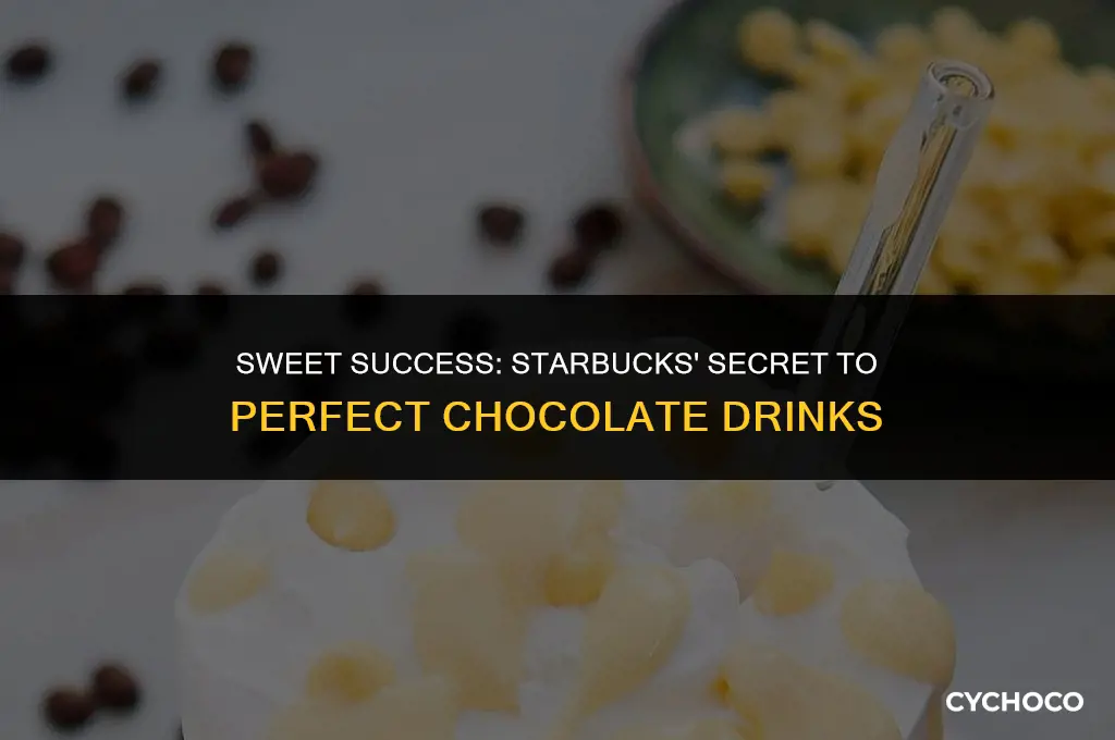 how does starbucks use fontana chocolate syrup