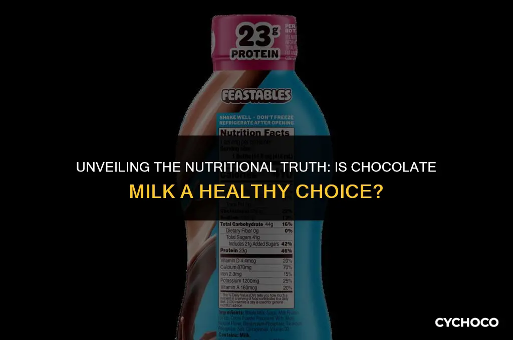 how healthy is chocolate milk