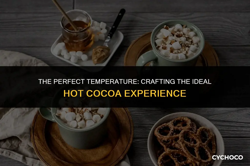 how hot should milk be for hot cocoa